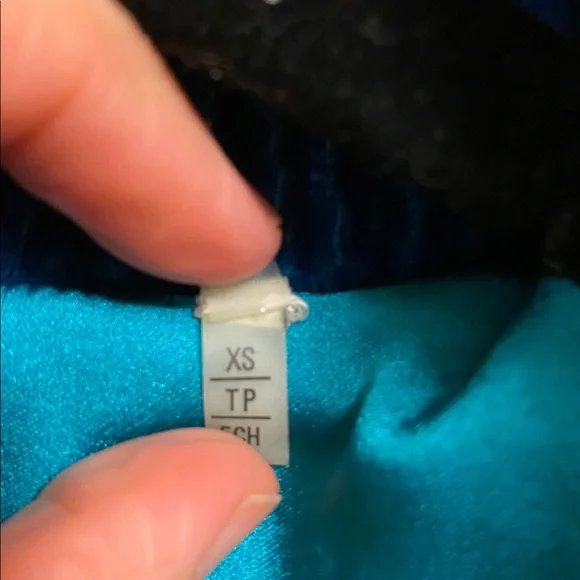 Elie Tahari Blue Sequin Jacket - Picture 5 of 7